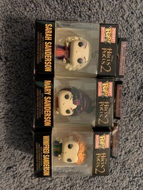 Disney Hocus Pocus 2 Sarah Mary and Winifred Sanderson,Pocket Pop! Keychain